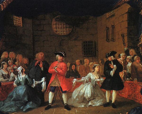 HOGARTH, William A Scene from the Beggar's Opera g oil painting picture